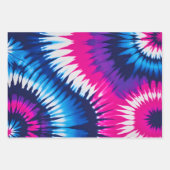 Kleurrijke Tie Dye Art Wrapping Paper Sheets (Voorkant)