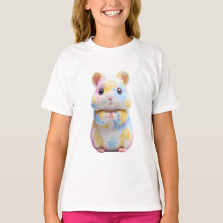 Kleurrijke Tie Dye Hamster Kinderen T-shirt