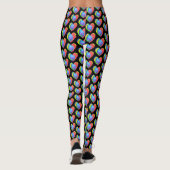 Kleurrijke Tie Dye Heart Leggings (Achterkant)