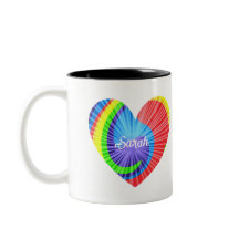 Kleurrijke Tie Dye Heart