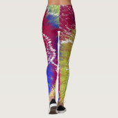 Kleurrijke Tie Dye Leggings (Achterkant)