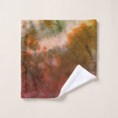 Kleurrijke Tie Dye Lotus Mandala Handdoek (Wasdoekje)