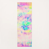 Kleurrijke Tie Dye Neon Zomer Yogamat (Voorkant)