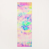 Kleurrijke Tie Dye Neon Zomer Yogamat (Achterkant)