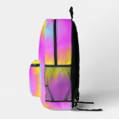 Kleurrijke Tie Dye Pastel Boho Naam Bedrukte Rugzak (Rechts)