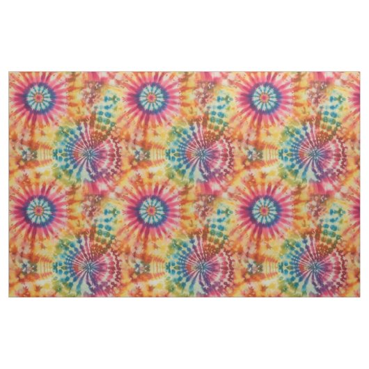 Kleurrijke Tie-Dye  Stof (Yard (91,4 cm))