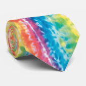 Kleurrijke Tie Dye Stropdas (Opgerold)