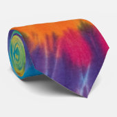 Kleurrijke tie-dye  stropdas (Opgerold)