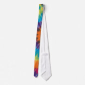 Kleurrijke tie-dye  stropdas (Achterkant)