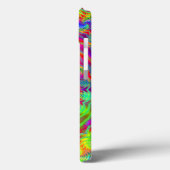 Kleurrijke Tie-Dye Target Kaleidoscopische Fractal Case-Mate iPhone Case (Achterkant / Links)