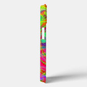 Kleurrijke Tie-Dye Target Kaleidoscopische Fractal Case-Mate iPhone Case (Achterkant / Rechts)