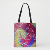 Kleurrijke Tie Dye Tassen Tas (Voorkant)