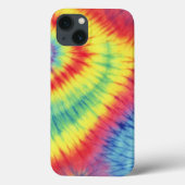 Kleurrijke Tie Dye Telefoon Case (Achterkant)