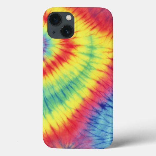 Kleurrijke Tie Dye Telefoon Case (Achterkant)
