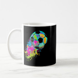 Kleurrijke Tie Dye Voetbal Ll  Koffiemok
