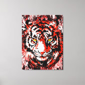Kleurrijke Tiger Canvas Print | Kleurrijke tijgerk (Voorkant)