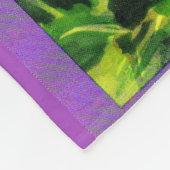 kleurrijke tijger fleece deken (Hoek)
