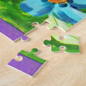 kleurrijke tijger legpuzzel (Zijkant)
