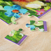 kleurrijke tijger legpuzzel (Zijkant)
