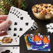 Kleurrijke tijger pokerkaarten (Insitu)