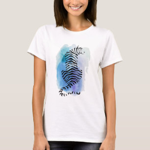 Kleurrijke tijger t-shirt