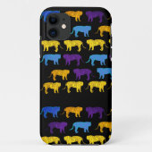 Kleurrijke tijgers Case-Mate iPhone case (Achterkant)