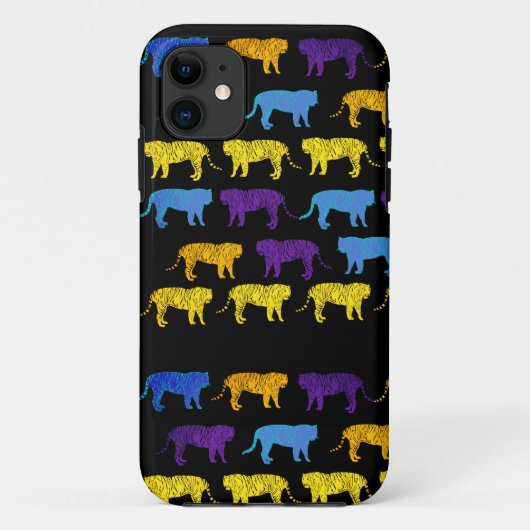 Kleurrijke tijgers Case-Mate iPhone case (Achterkant)