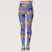 Kleurrijke Tijgers Pop Art Anima Leggings (Voorkant)