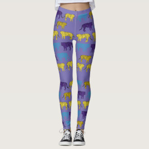 Kleurrijke Tijgers Pop Art Anima Leggings