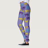 Kleurrijke Tijgers Pop Art Anima Leggings (Links)