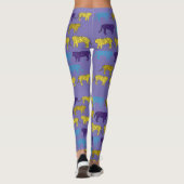Kleurrijke Tijgers Pop Art Anima Leggings (Achterkant)