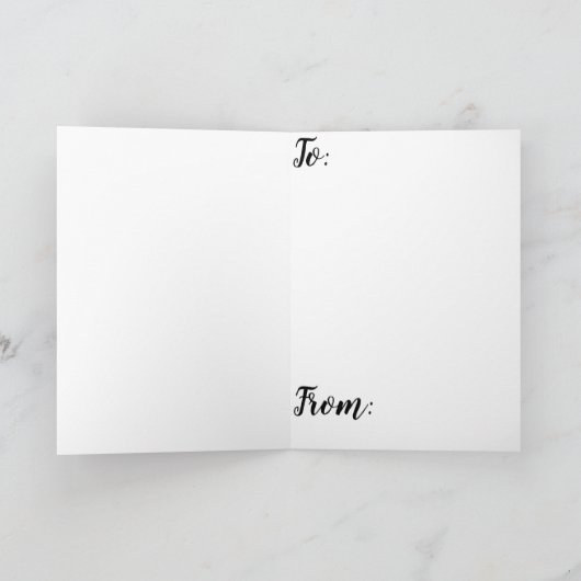 Kleurrijke Tinsel 2 Kerstmis Feestdagen Kaart (Binnen)