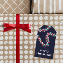 Kleurrijke Tinsel Slinger Kerstmis Cadeaubijsluite