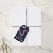Kleurrijke Tinsel Slinger Kerstmis Cadeaubijsluite Cadeaulabel (Met Touw)