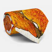 Kleurrijke tinten van herfstbladeren stropdas (Opgerold)
