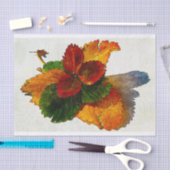 Kleurrijke tinten van herfstbladeren tissuepapier (Craft)