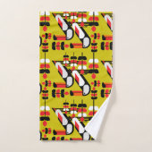 Kleurrijke Toekan Kunst Bad Handdoek (Handdoek)