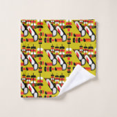Kleurrijke Toekan Kunst Bad Handdoek (Wasdoekje)