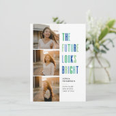 Kleurrijke toekomst ziet er helder Afstudeerder aa Kaart (Staand voorkant)