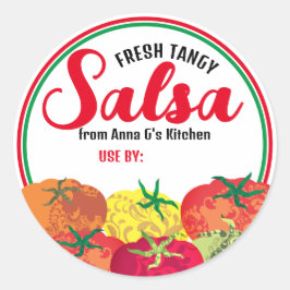 Kleurrijke tomaten van mijn keuken cadeau label st