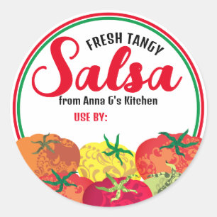 Kleurrijke tomaten van mijn keuken cadeau label st