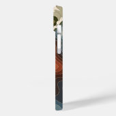 Kleurrijke Topografische Kaart Print Case-Mate iPhone Case (Achterkant / Links)