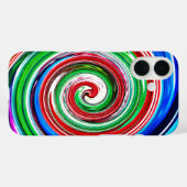 kleurrijke tornado Case-Mate iPhone case (Achterkant (horizontaal))