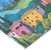 Kleurrijke Toscaanse huizen Lange Tafelloper (Hoek)