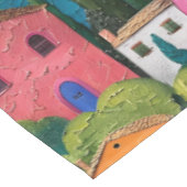 Kleurrijke Toscaanse huizen Tafelkleed (Gekanteld)