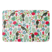 Kleurrijke Toscanen tropische bloemen patroon Badmat (Voorkant)