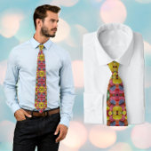 Kleurrijke Totally Fun Fruit Snoep Stropdas