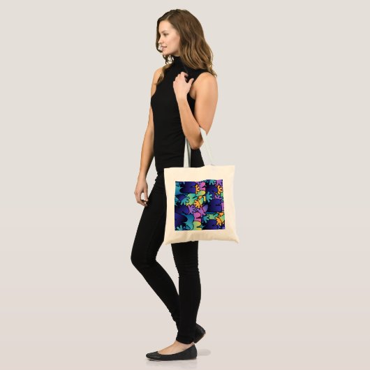 Kleurrijke Tote Tas (Voorkant (model))