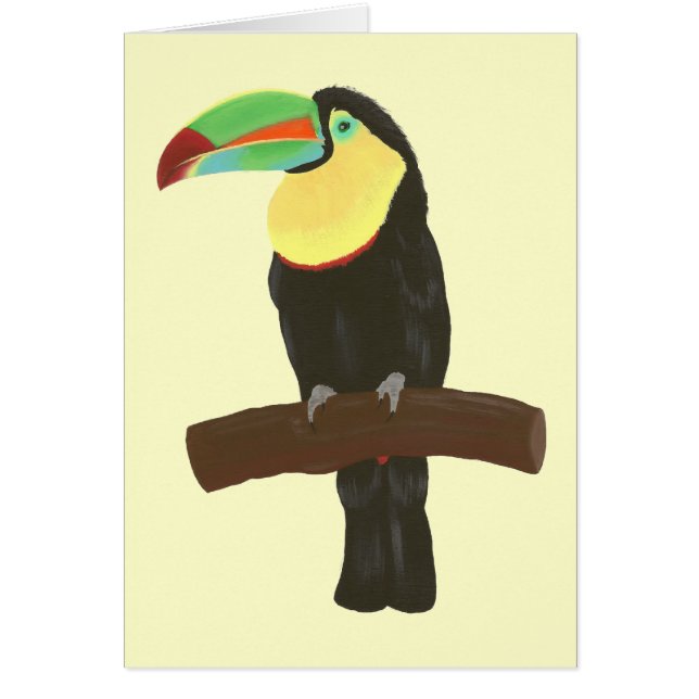 Kleurrijke Toucan schilderij Kaarten (Voorkant)