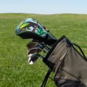Kleurrijke Toucan Tropisch Regenwoud Driver Golfheadcover (Insitu)